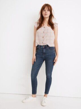 Curvy High-Rise Skinny Jeans in Wendover Wash: TENCEL™ Denim Edition